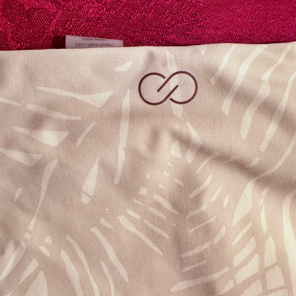 CALIA by Carrie Underwood Ruched Palms Birch Bikini Bottom -Size XL - Picture 6 of 7